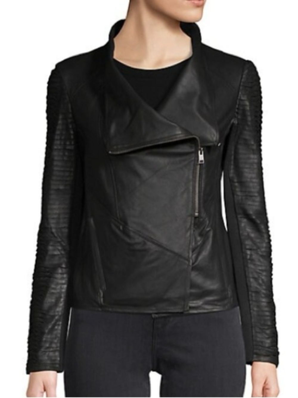 Lamarque “Brenda” Leather Moto Jacket Size Medium